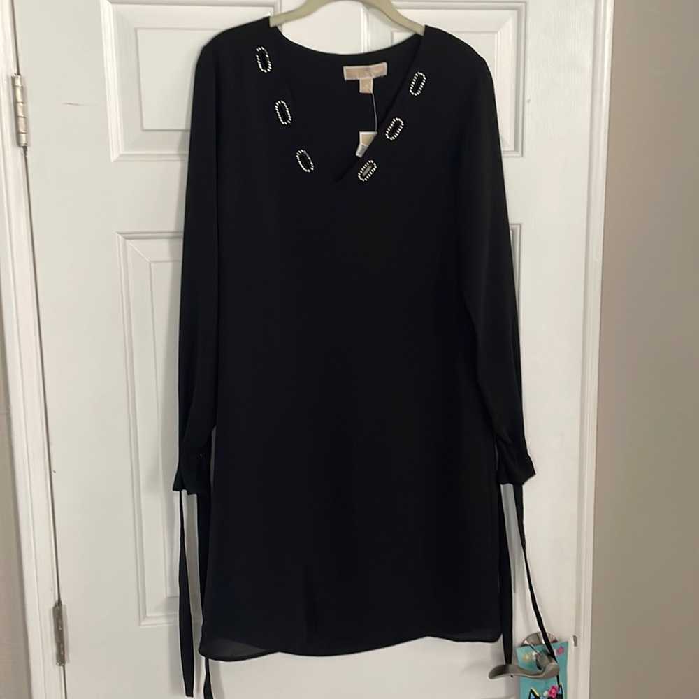 Michael Michael Kors black dress , long sleeve NWT
